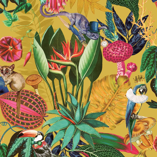 Wonderland Ochre 91190 by Holden Decor