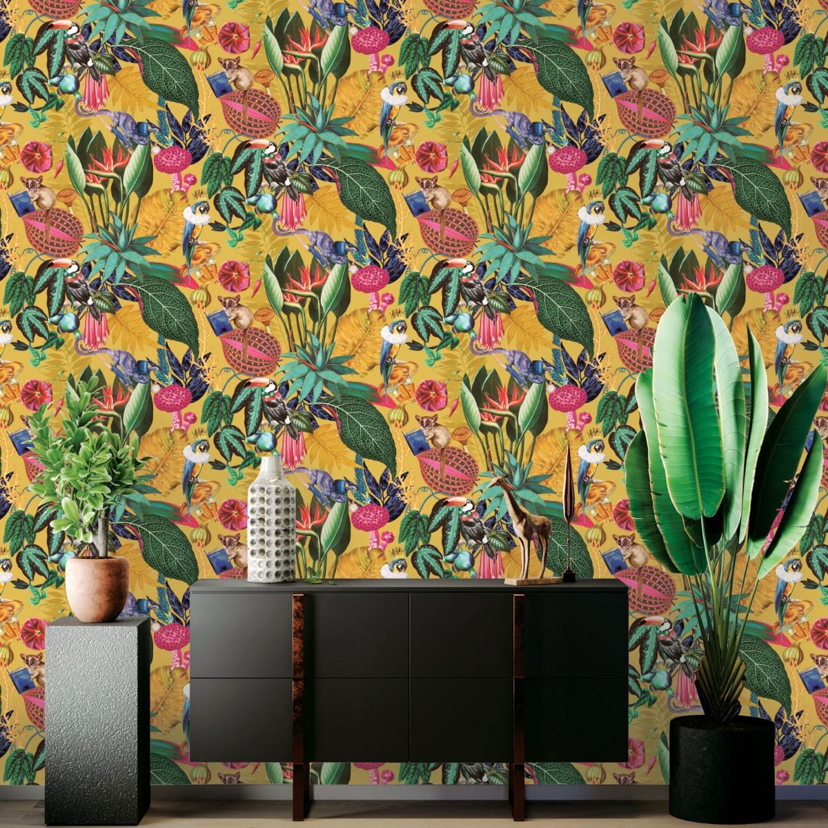 Wonderland Ochre 91190 by Holden Decor