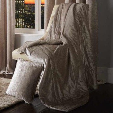 Esquire Quilted Throw Ivory 130 x 170cm