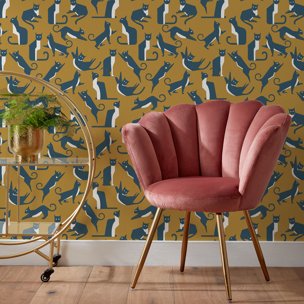 Geo Cat Mustard GEOCAT/WP1/MUS by Furn.
