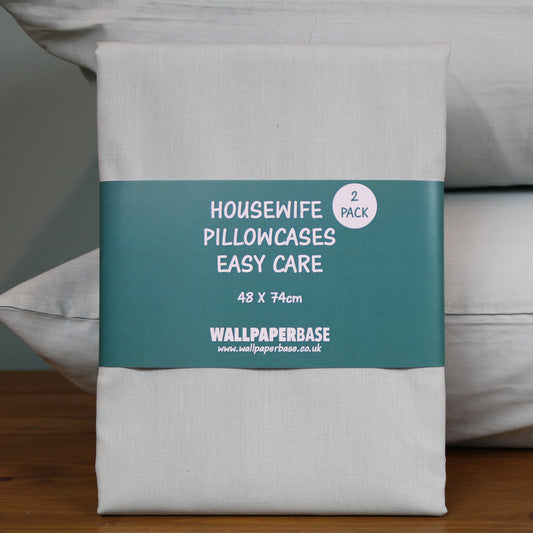 Housewife Pillowcases, 2 Pack - Duck Egg