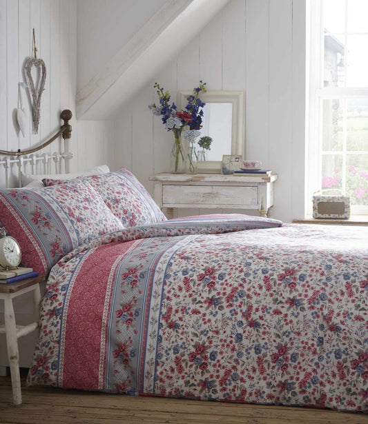 Hannah Pink Duvet Cover Set by Portfolio Home