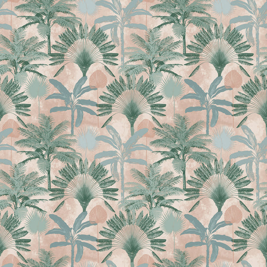 Malaysian Palm Blush Green MALPALM/WP1/BGRE by Furn.