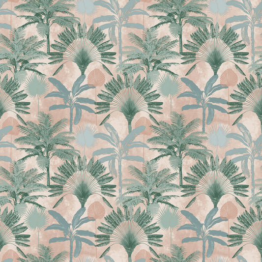 Malaysian Palm Blush Green MALPALM/WP1/BGRE by Furn.