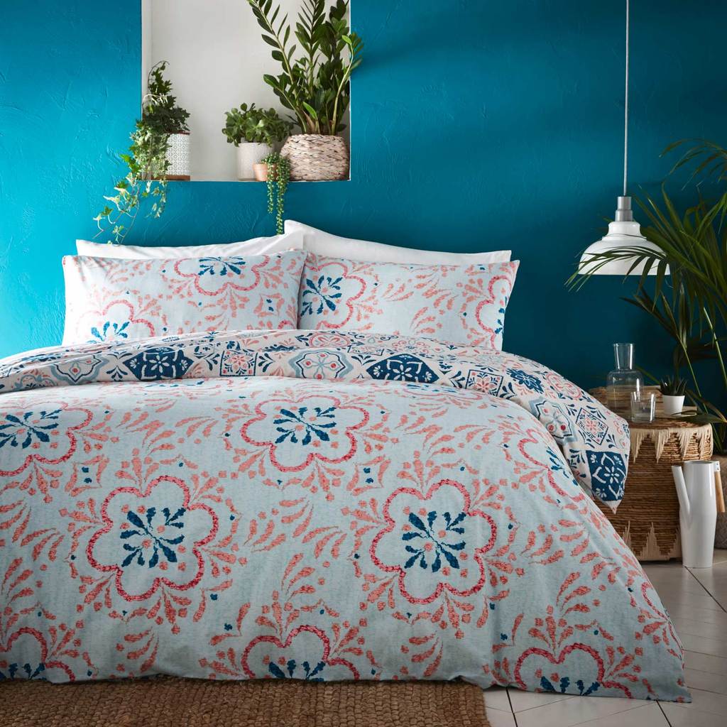 Morocco Teal Duvet Cover Set by Portfolio Home