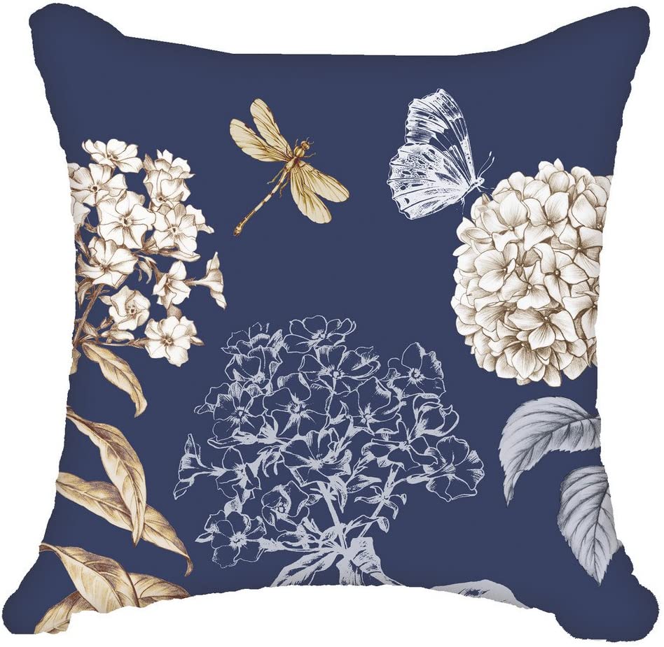 Night Owl Blue Cushion by Arthouse