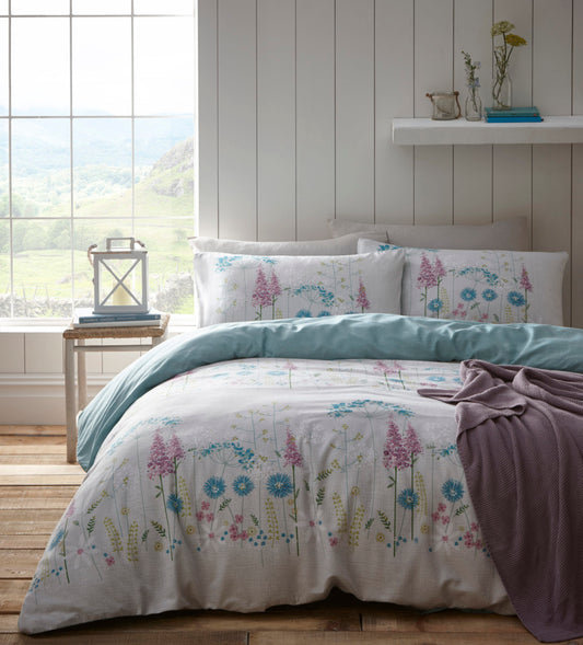 Pasture Aqua Duvet Cover Set by Portfolio Home