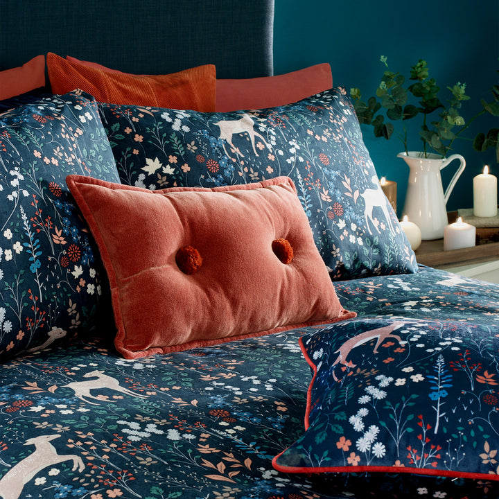 Richmond Midnight Duvet Cover Set by Furn.