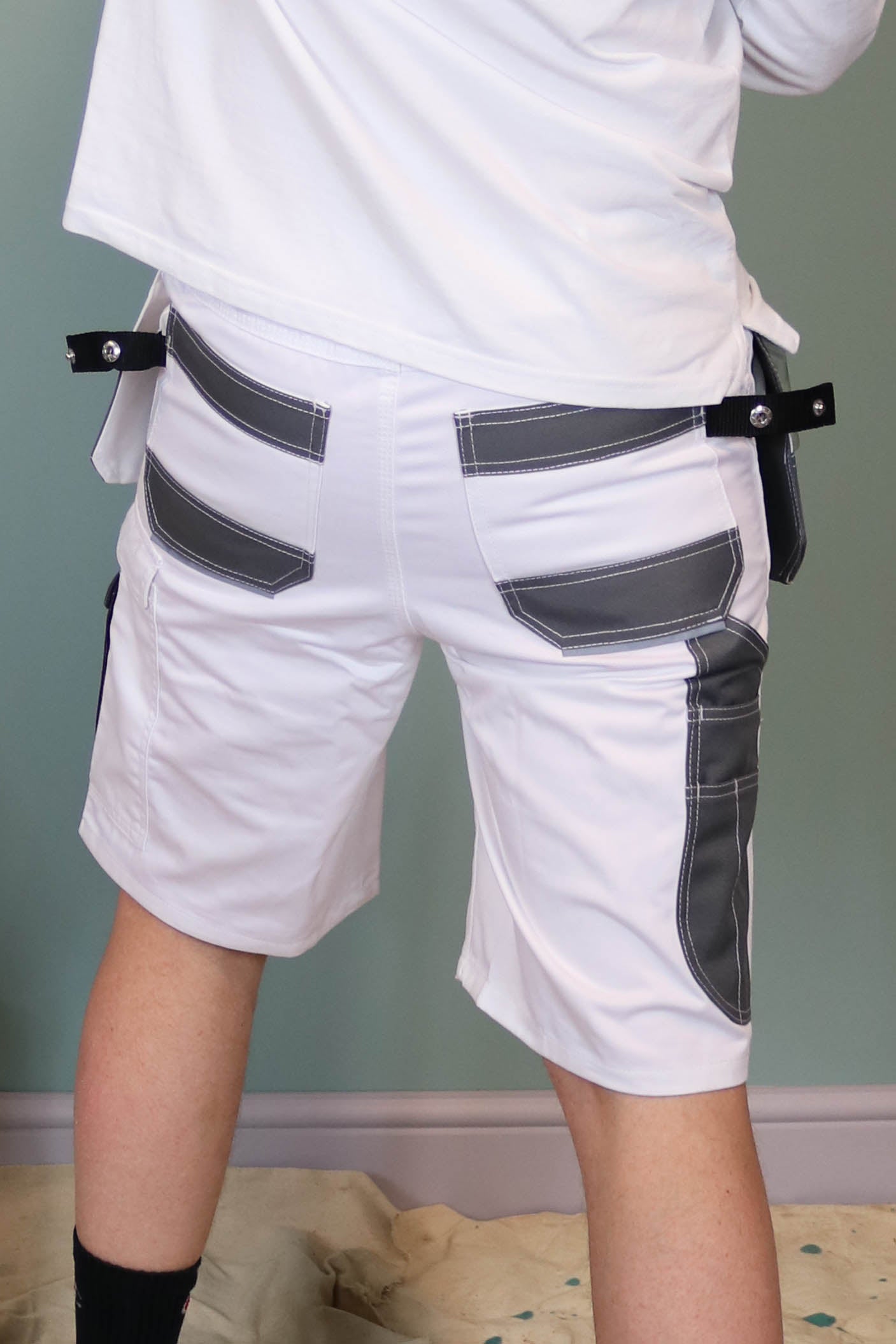 Axus Painter's S-Tex Shorts, Grey Series