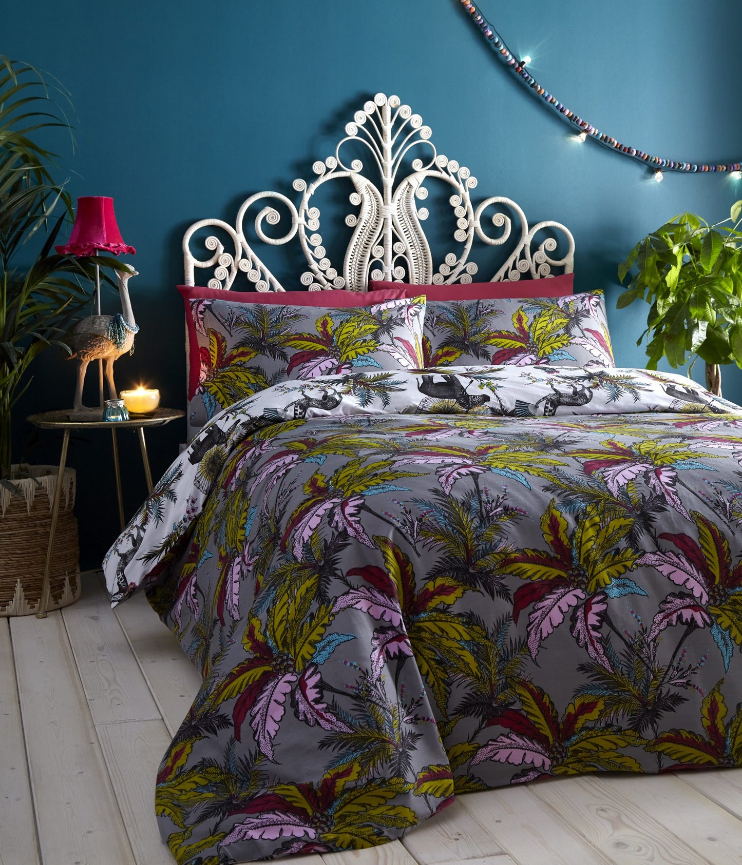 Safari Jumble Multi Duvet Cover Set by Portfolio Home