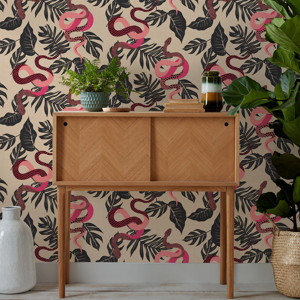 Serpentine Pink/Black SERPENT/WP1/PBL by Furn.