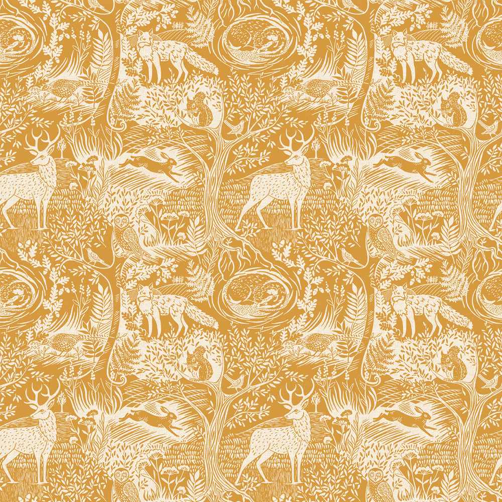 Winter Woods Ochre WWOODS/WP1/OCR by Furn.