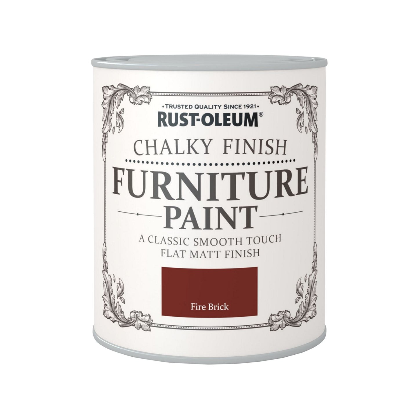 Rust-Oleum Chalky Finish Furniture Paint Fire Brick