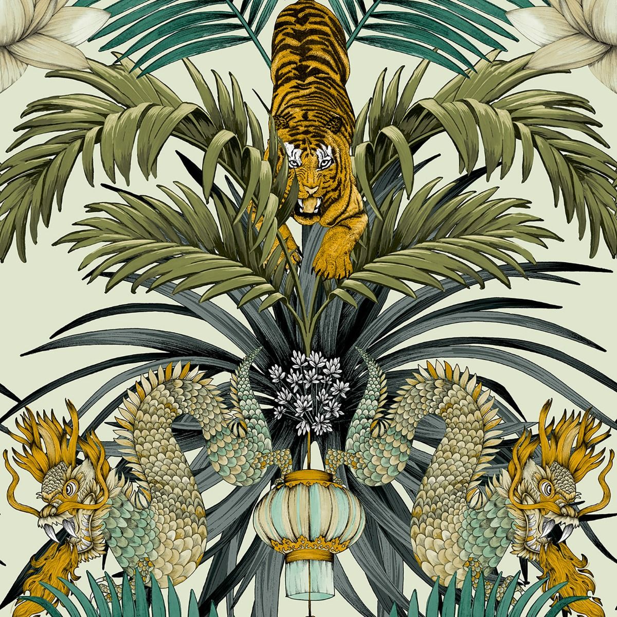 Wilson Oriental Tiger Cream 3912 by Belgravia Decor
