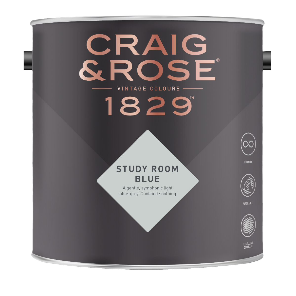 Craig & Rose 1829 Study Room Blue
