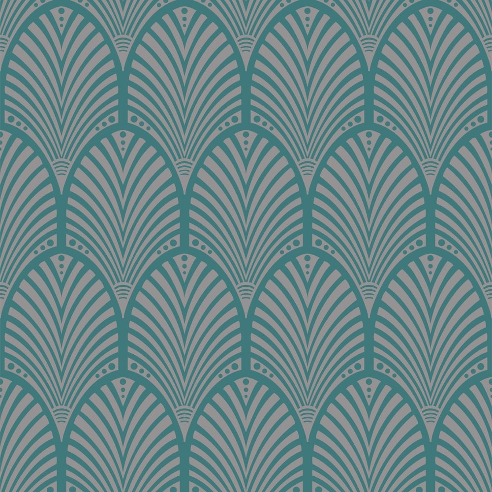 Gatsby Teal 65253 by Holden Decor