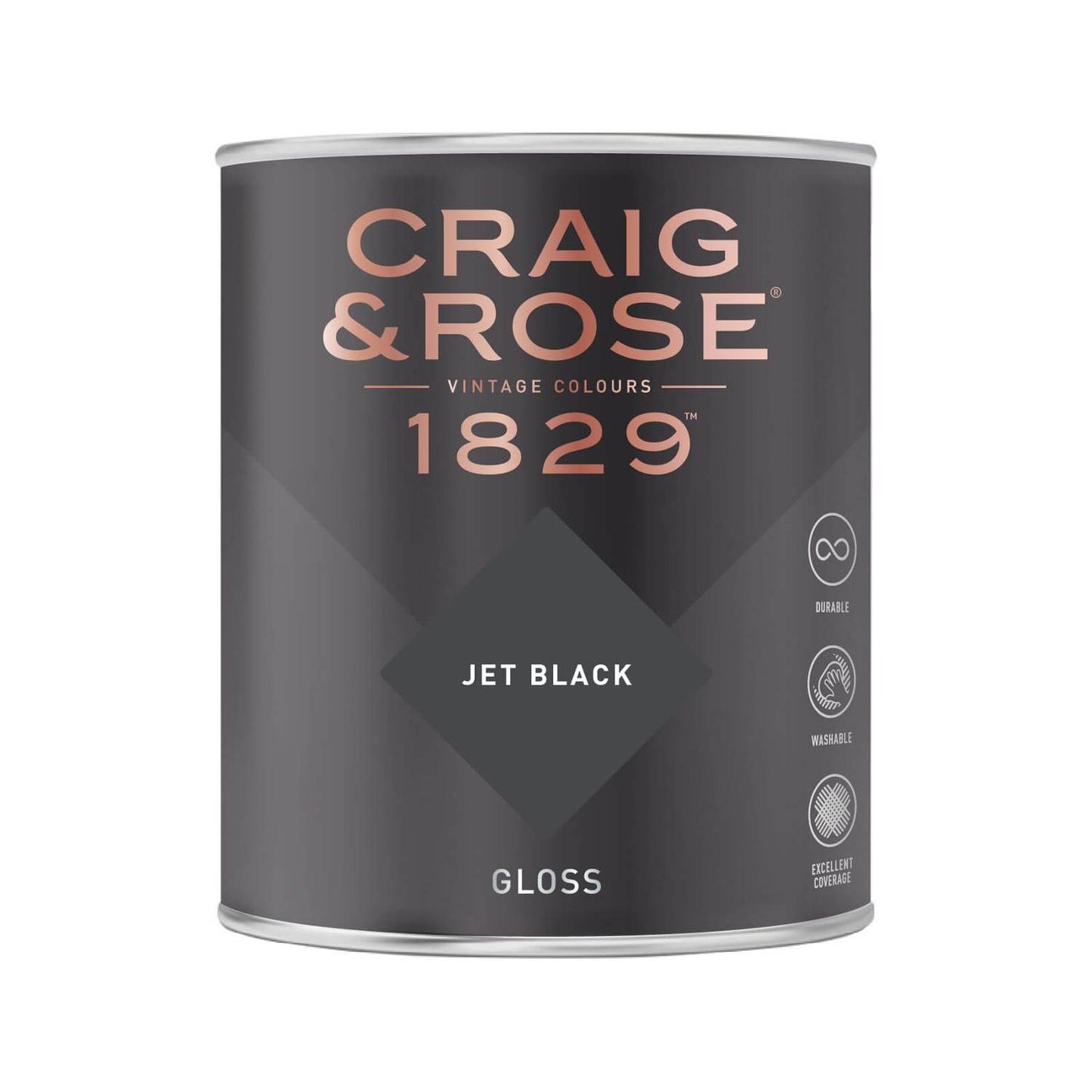 Craig & Rose 1829 Gloss - Jet Black