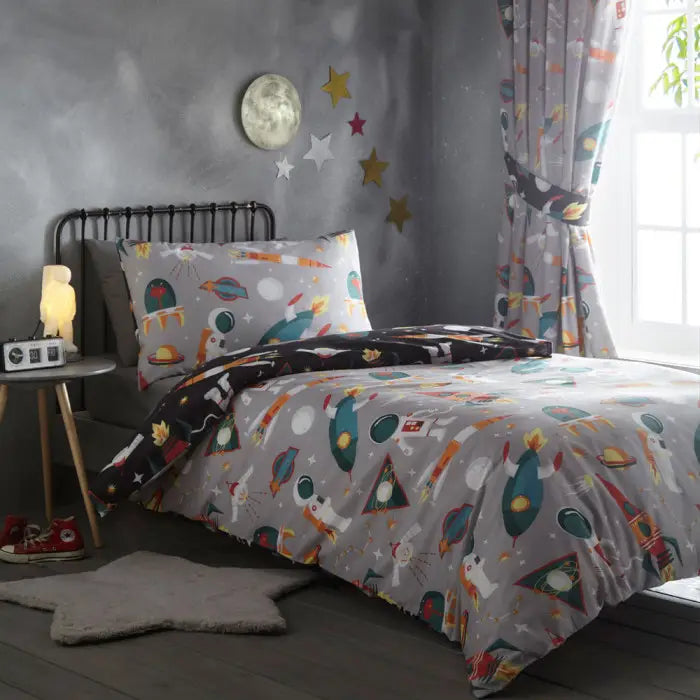 Kids Club Spaceman Duvet Set by Portfolio Home