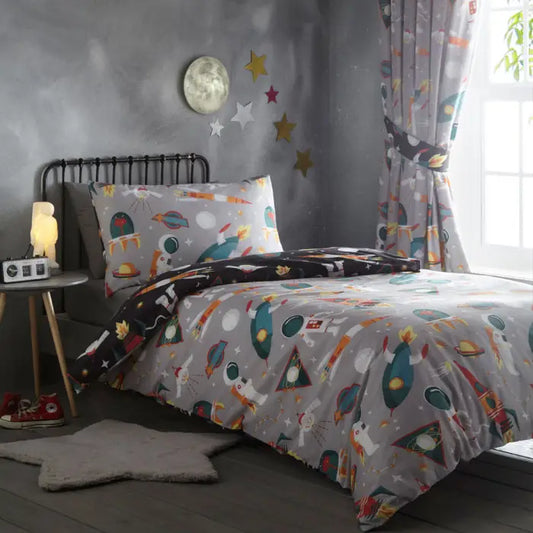 Kids Club Spaceman Duvet Set by Portfolio Home