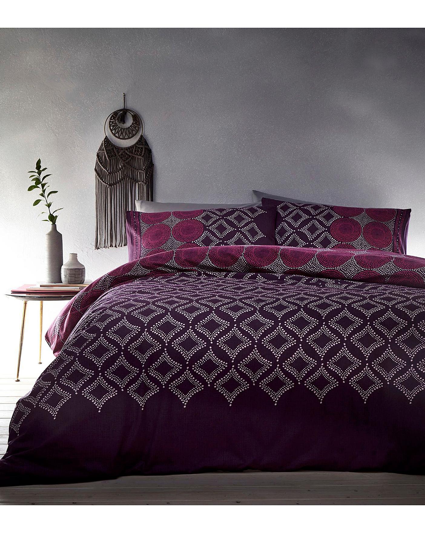 Joel Plum Duvet Cover Set by Portfolio Home